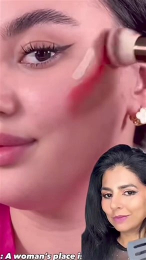 amazing face contour using spatula!! ✨