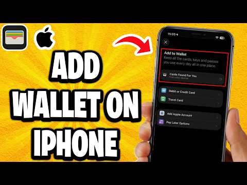 How To Add Wallet On iPhone