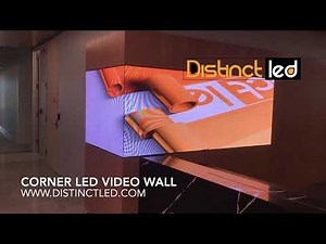 LED Video Wall - Wrapped Corner Ultra High Resolution LED Wall