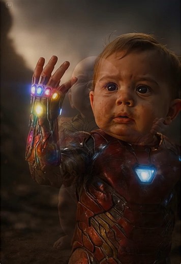 Avanger in baby version #babyvision #avangers #viral