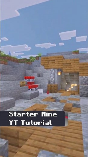 MINECRAFT MINE TUTORIAL! ⛏️⛏️⛏️ | Minecraft Starter Mine Build Tutorial