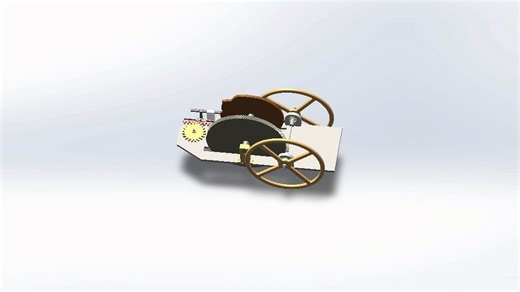 小车装配体 三合一