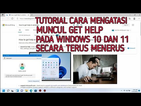 How to deal with getting help popping up continuously on windows 10 and 11