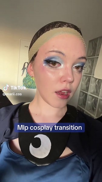 Cosplay Transformation of Princess Luna in MLP