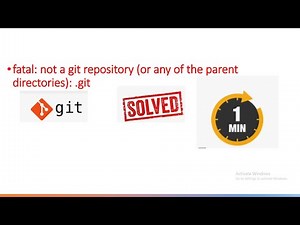 fatal: not a git repository (or any of the parent directories): .git #git