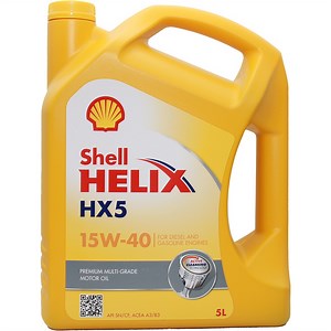 Engine oil SHELL Helix HX5 15W40 5l, 550039863 | AUTODOC price and review