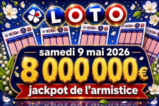 Résultats Loto FDJ du samedi 9 mai 2026 : 4 joueurs remportent 64 970€ au tirage
