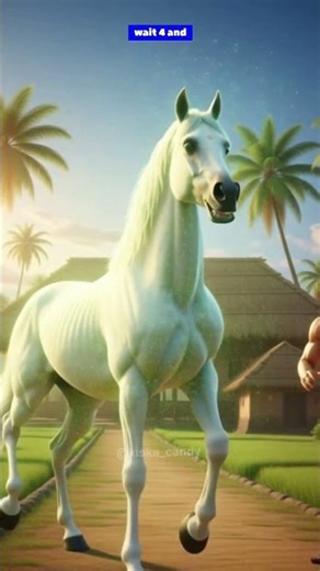 घोड़ा और किसान 😱 #entertainment #comedy #cartoon #shorts #kiskacandy