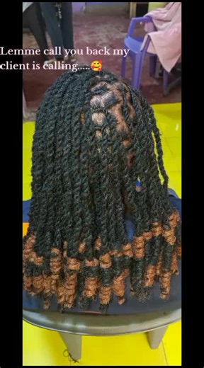 Artificial dreadlocks🥰#artificialdreds #twistoutstyles😍😍😍