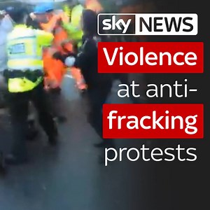 2.3M views · 3.2K reactions | Violence at anti-fracking demos: The battle between protesters and police is intensifying | Sky News | Facebook