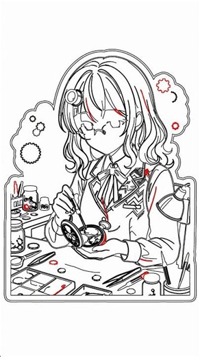 Draw Anime Steampunk Inventor Girl for Beginners