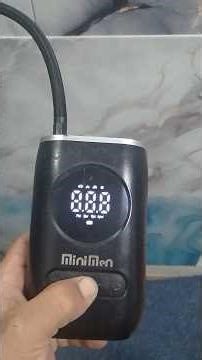 Mini compressor de ar portátil me surpreendeu