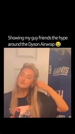 GaggleFlick on Instagram: "😂🎀 Dyson Airwrap has exploded in popularity thanks to its innovative air-powered styling that minimizes heat damage while creating salon-quality curls, waves, and blowouts using the Coanda effect. Social media, especially TikTok and Instagram, fueled the hype with over a billion views of user demos and influencer endorsements, turning it into a must-have holiday gift. Recent viral clips of women showing it off to guy friends capture the fun reactions—think over-the-t