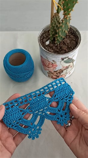 So Pretty✨One-Color Towel Lace That Looks Like a Dream! #crochet #trend #homedecor #easy | Easy Crochet Designs