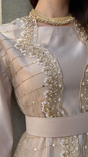 ‎Jana line ✨ عبايات | فساتين شعبية‎ on Instagram: "Ramadan collection’26 🌙 Code:[093] Price: 38BD🇧🇭, 380SAR🇸🇦, 380AED🇦🇪, 380QAR🇶🇦, 31KWD🇰🇼, 39 OMR🇴🇲"