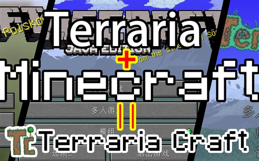 【天空酱】Mc和泰拉瑞亚的爱情结晶？全网最详细的TerrariaCraft内容详解-w-