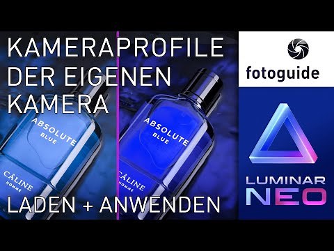 Luminar NEO # : Kameraprofile für die eigene Kamera ▲ laden + anwenden