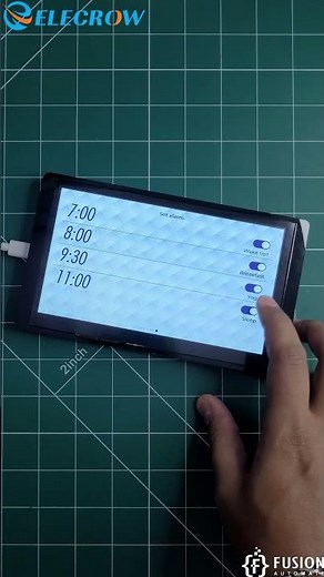 Squareline Example | Elecrow CrowPanel ESP32 7 Inch HMI Display | LVGL | Demo |