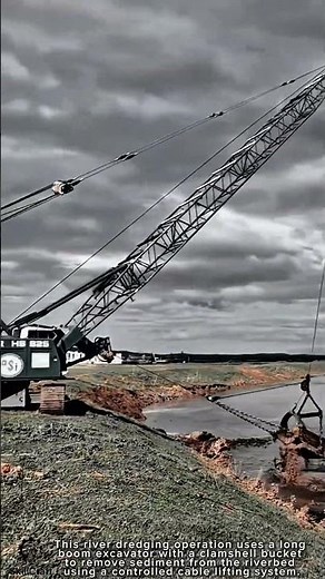 River Dredging Excavator Work Tool for Sediment Lifting System #worktool