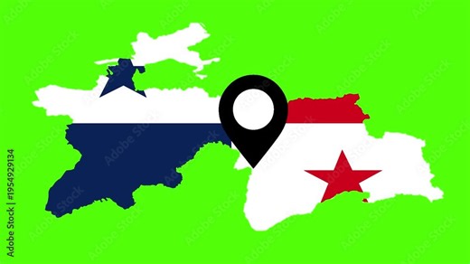 Panama Map Marker: A stylized map showcasing Panama's geographical outline, highlighted by the vibrant hues of the nation's flag and a prominent marker indicating a specific location.