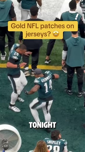 For the first time ever, the NFL will recognize a gold NFL patch to recognize award winners from last season 🥇 | Yahoo Sports