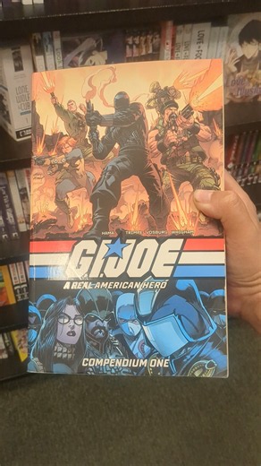 The GI JOE Compendium #1 goes all the way up to the creation of Serpentor! Years of classic stories
