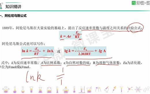 阿伦尼乌斯公式及其应用1