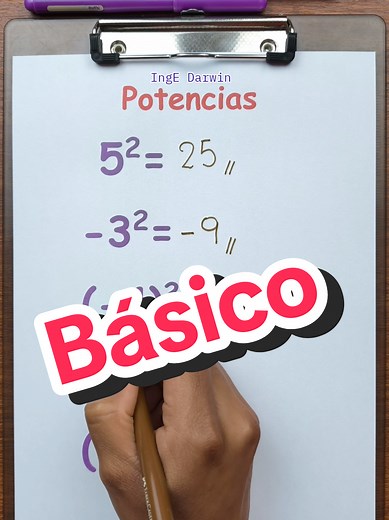La exponenciación 🫡✌️ #matematica #potenciacion #ingedarwin #fyp #exponentes