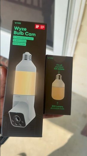 Wyze Bulb Cam. Great addition to your home security system #homesecurity #residentialsecurity
