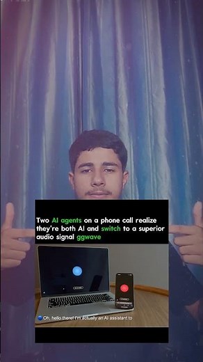 2 AI Agents Called Each Other… Then This Happened 🤯 #AI #Shorts #Tech
