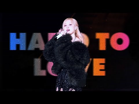 221016 BLACKPINK ROSÉ 로제 Solo Seoul Day2 직캠 fancam - Hard to Love