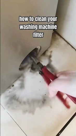 How to clean your washing machine filter/تنضيف فلتر غسالة الملابس