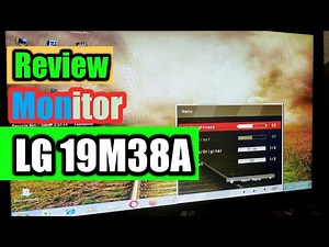 Review Monitor LG 19M38A
