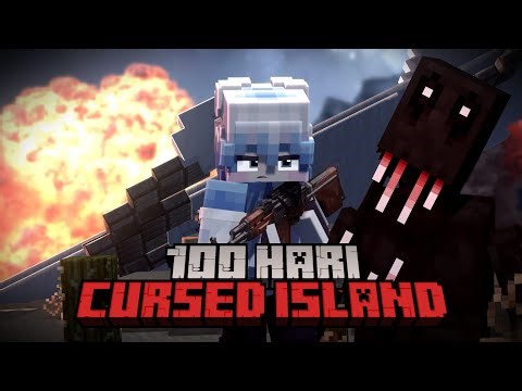 100 Hari Minecraft Horror Cursed Island