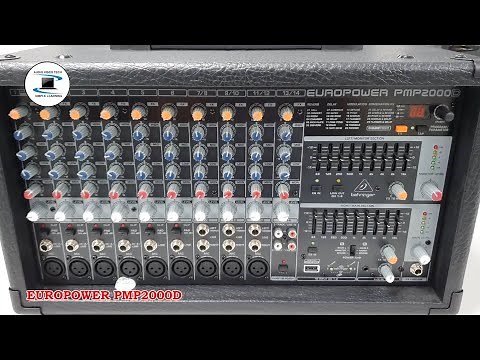 Behringer Europower Audio Mixer PMP2000D : Overview.