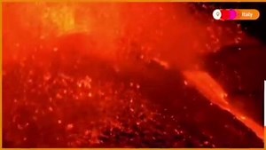 #Italy #Sicilia Feb21 2021 A powerful explosion of #Etna volcano with lava fountaining (paroxysm) at this night, 20-21 February 2021. Lava fountains reach exceeding 1000 m in height. Source: Setiawan | Cebu's Best TV | Facebook