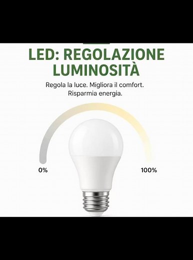 💡 Le lampade LED sono dimmerabili?