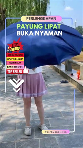 Payung Ini Bikin Kamu Aman Saat Hujan! #shorts