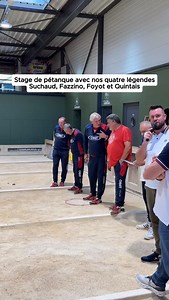 Retour sur le dernier stage de pétanque avec nos quatre légendes. Au programme : partage de bons conseils, visite de notre atelier de fabrication et une belle dose de bonne humeur. 🎯😁 Les inscriptions pour le prochain stage des légendes ouvrent très bientôt. Restez connectés ! 👀 | Obut