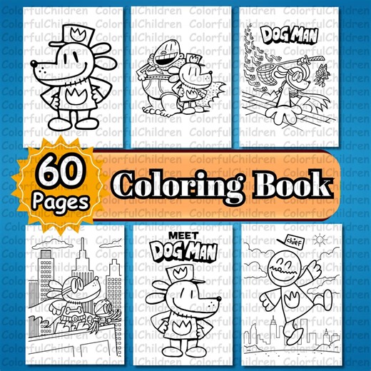 60 sidor / Målarbok / Målarbilder för barn / PDF-fil / Digital nedladdning / A4-storlek / Målaraktivitet för barn / Målarbilder / Födelsedagsaktivitet - Etsy Sverige