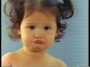 Pampers "Even When They're Wet, They're Dry" TV Commercial 1986