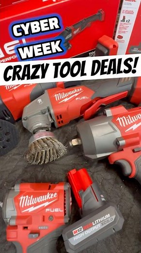 CRAZY Cyber WEEK Deals on Milwaukee Tools at Home Depot #tools #diy