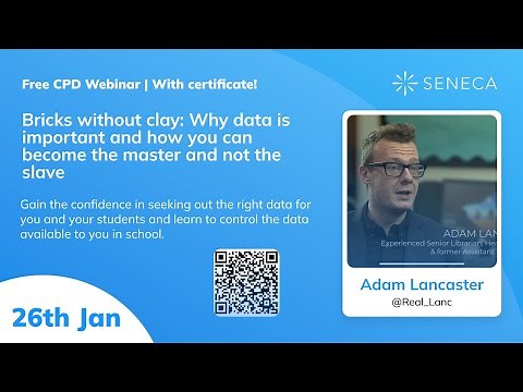 Free CPD Webinar: Data, Teaching & Learning, with Adam Lancaster