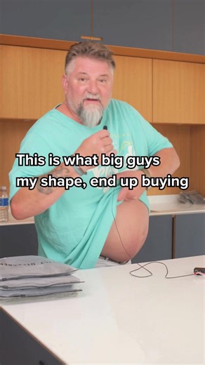 👋 Tired of baggy t-shirts that ride up and ruin your day? Introducing our new line of t-shirts made for bigger guys! No more riding up, no more baggy sleeves. Get yours today with a relaxed fit around the belly. | Built Different