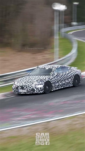2026 Mercedes-AMG GT 4-Door EV Prototype Spied Testing Near Nürburgring | CONCEPT AMG GT XX