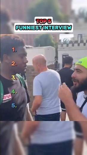 TOP 5 FUNNIEST INTERVIEW #funny #interview #pranks #ranking #usa #shorts