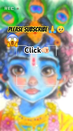 Fixative My Cute Little Krishna Drawing❤️ #shorts #krishna #krishnabhajan #krishnalove #drawing