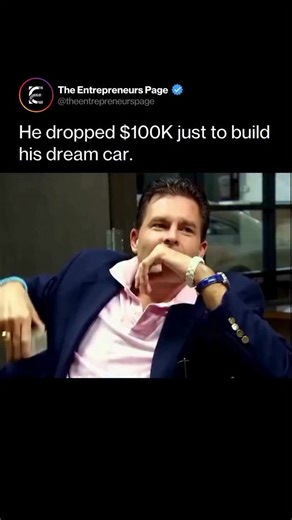 The Entrepreneurs Page | He walked into the shop and slammed $50,000 in cash on the table — all he wanted was a Knight Rider KITT replica ready in just two weeks... | Instagram