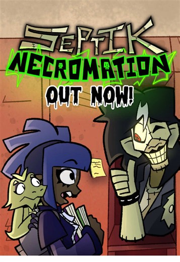 Also check out the film on YouTube, Instagram, and Newgrounds!! We are so excited to finally show you all this! Special thanks to everyone who helped make Septik Necromation a reality. We would not have been able to do this without your support. This was a huge labor of love for all of us, and we hope our story resonates with you all! This was 28 weeks (and some summer brainstorming sessions) worth of work from our core crew of 9, our wonderful extra help artists, voice talent, and amazing sound
