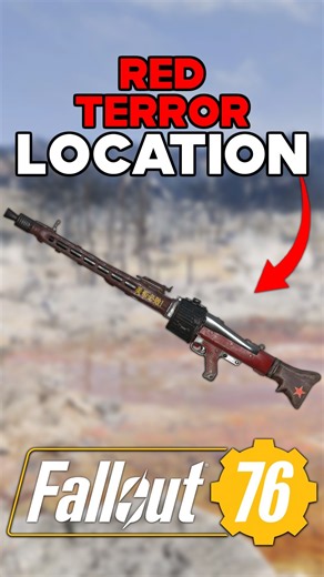 RED TERROR SECRET WEAPON LOCATION IN FALLOUT 76